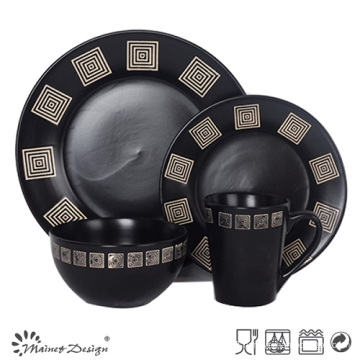 Special Design Black Ceramic Dinnerware Set